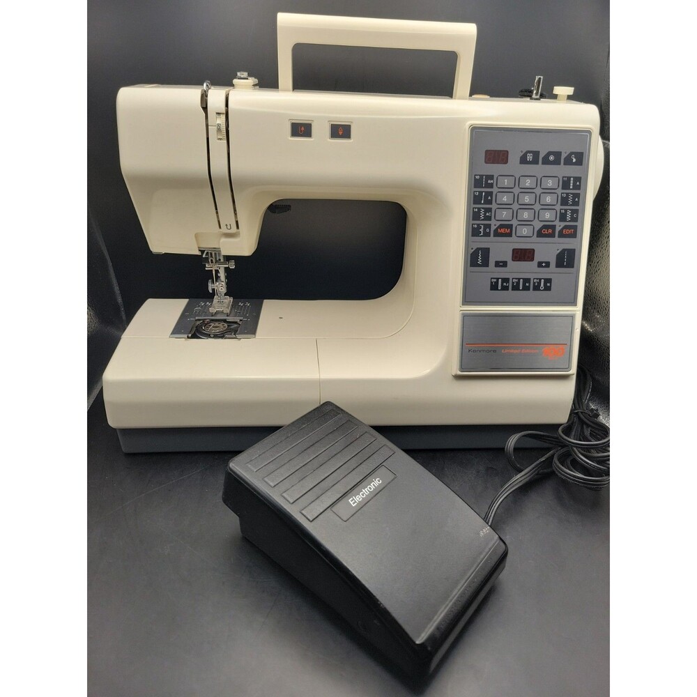 Kenmore Limited Edition 100 Stitch 385 1960180 Sewing Machine W/Pedal